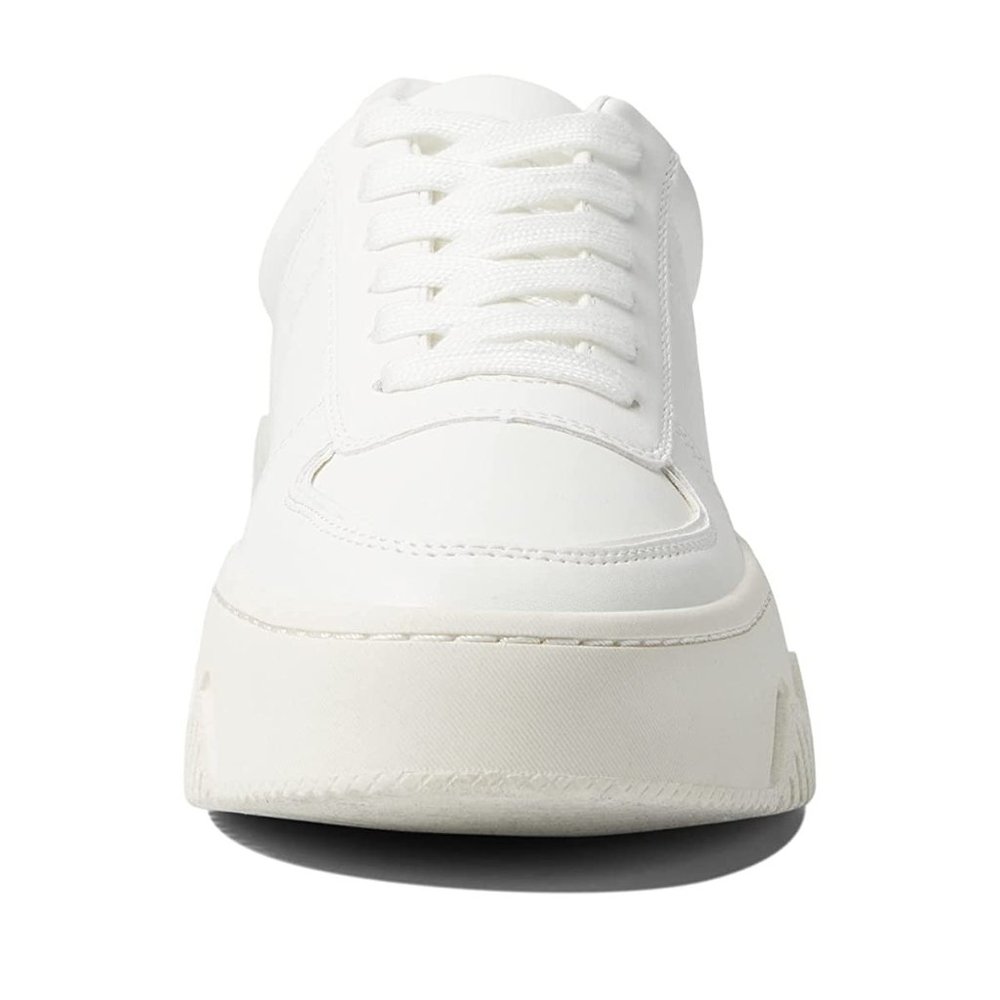 Steve Madden Sonic White Platform Sneakers Flats Shoes Multi Size New - Picture 6 of 7